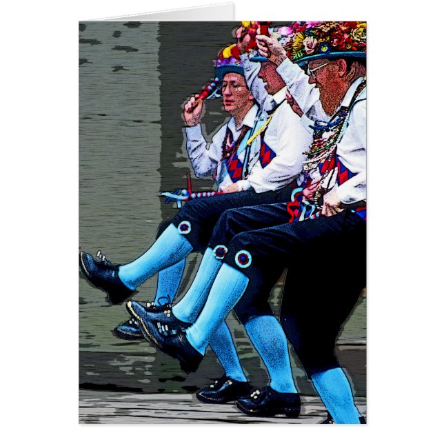Morris dans, England (2) Hälsningskort (Framsidan)