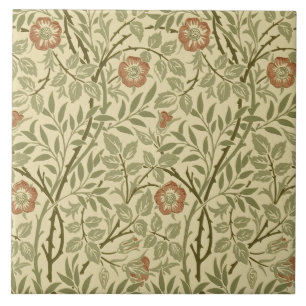 Morris/Deale Arts & Crafts Söta Briar Repro Tile Kakelplatta