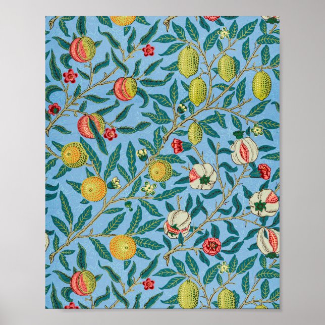 Morris - Four Fruits Poster (Framsidan)