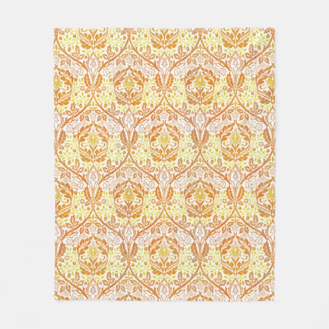 Morris Golden Bough: Classic Botanical Elegance Fleecefilt (Framsidan)