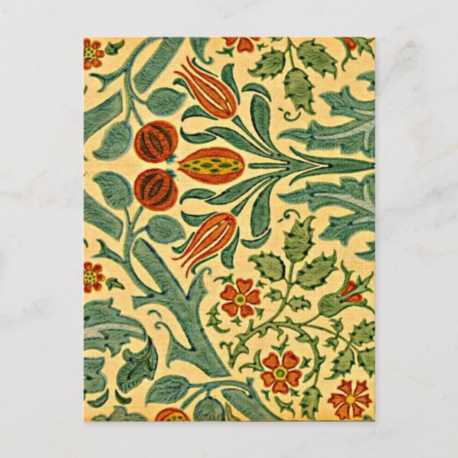 Morris - Höstblomma Vykort (Framsida)