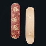 Morris Inspired Lily Flower Botanical Red Textile Mini Skateboard Bräda 18,5 Cm<br><div class="desc">Arthur Wilcock The Lily - Original public domain image from Smithsonian. Med inspiration av William Morris tapet och textilier är denna vackra flytande lilja mönster av Arthur Wilcock, som heter Lily, och är en design för en textilvara. 1886-90. De stora vita liljorna och knoppen på långa stjälkar viftar fram och...</div>
