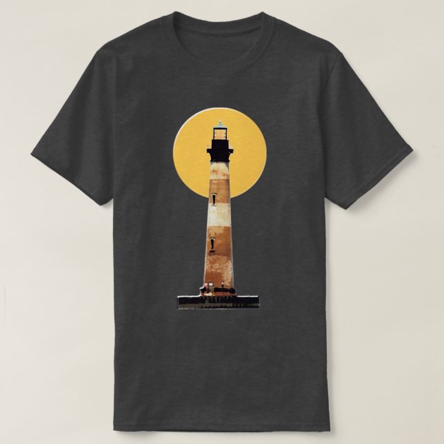 Morris Island fyr T Shirt (Design framsida)