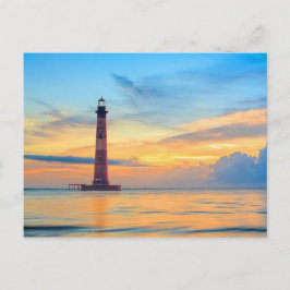 Morris Island Light House Vykort