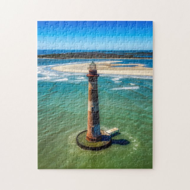 Morris Island Lighthouse (South Carolina) Pussel (Vertikal)