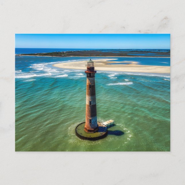 Morris Island Lighthouse (South Carolina) Vykort (Framsida)
