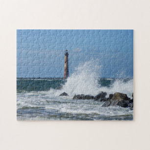 Morris Island Lighthouse Stänk Pussel