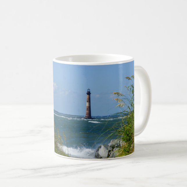 Morris Island Lighthouse Walkway Coffee Mugg (Framsida höger)