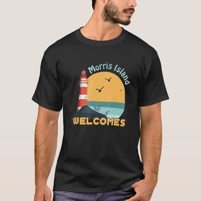 Morris Island Welcome Lighthouse The Lighthouse T Shirt (Framsida)