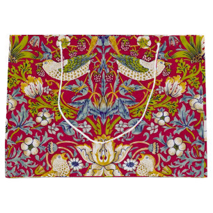 Morris Jordgubbastöldaren Hallonröd Limegrön Blomm