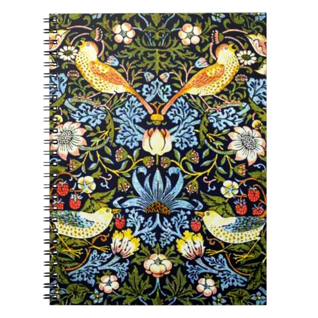 Morris - Jordgubbstjuv, berömd mönster Anteckningsbok (Framsidan)