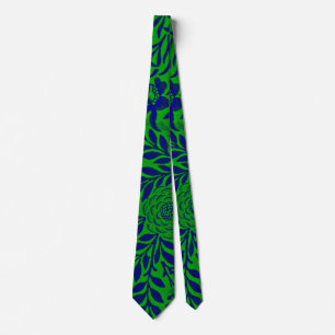 Morris - Larkspur i Vibrant Grönt och Blue Slips