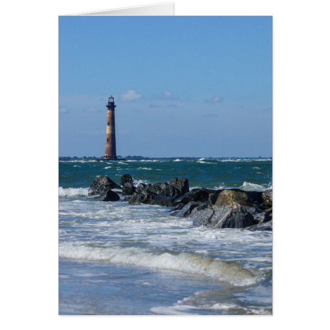 Morris Lighthouse Folly Beach OBS Kort (Framsidan)