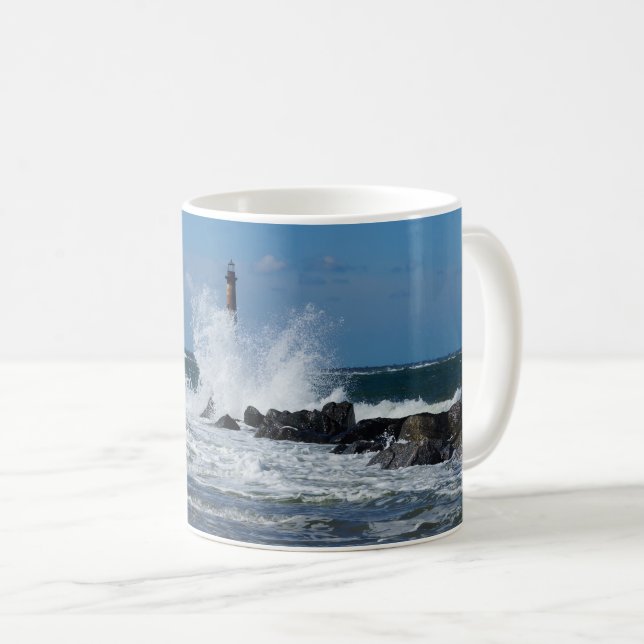 Morris Lighthouse Stänk Coffee Mugg (Framsida höger)