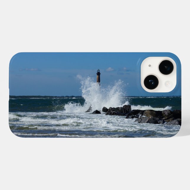 Morris Lighthouse Stänk iphone case (Baksida (horisontell))