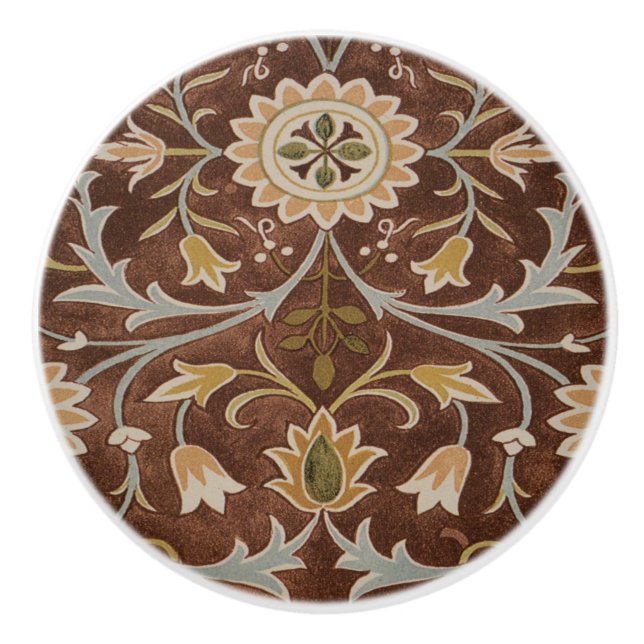 Morris Little Flower Art nouveau Detail Knopp (Framsidan)