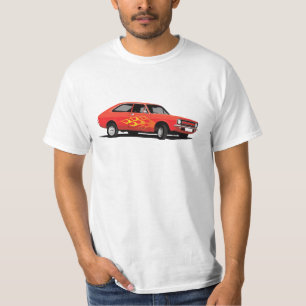 Morris Marina Coupé - orange eller svart med lågor T Shirt