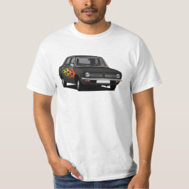 Morris Marina Toppen - svart med lågor T-Shirt