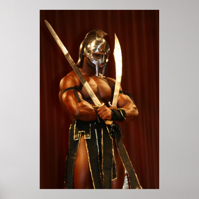 Morris Mendez som Gladiator Poster (Framsidan)