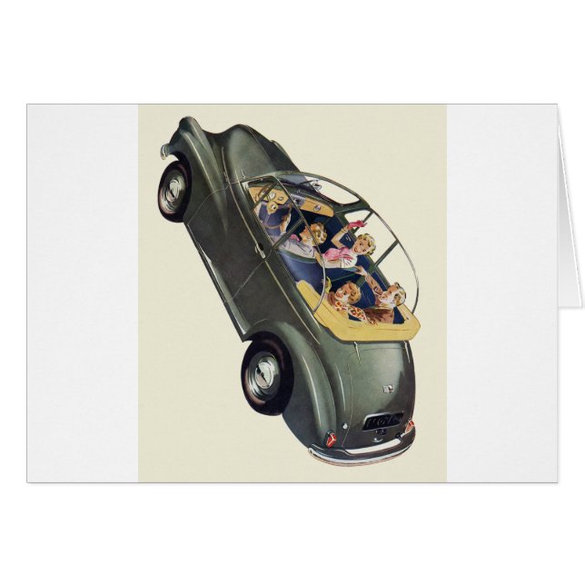 Morris minderårig hälsningskort (Framsidan Horizontal)