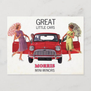 Morris Mini Minor 1963 Vykort