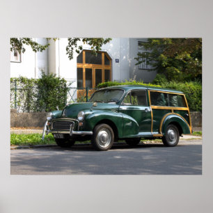Morris Minor 1000 Traveler Poster