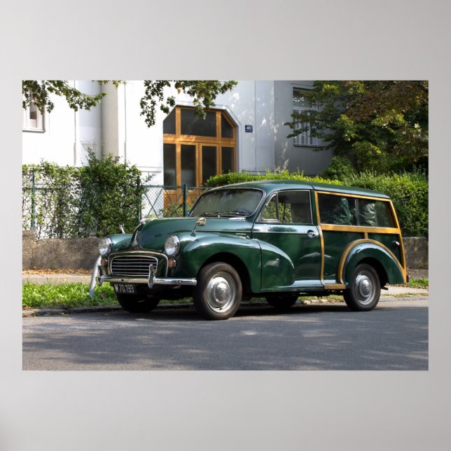 Morris Minor 1000 Traveler Poster (Framsidan)