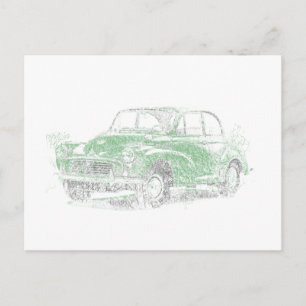 Morris Minor (Biro) Vykort
