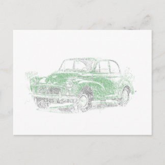 Morris Minor (Biro) Vykort