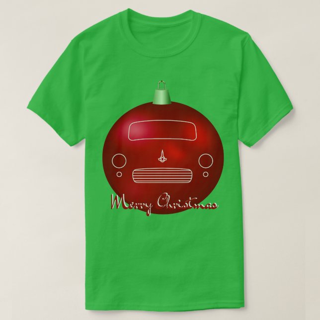 Morris Minor British Classia jul boll Specia T Shirt (Design framsida)