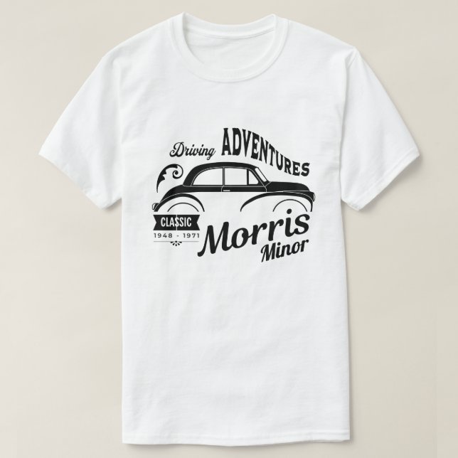 Morris Minor Classic Car T Shirt (Design framsida)