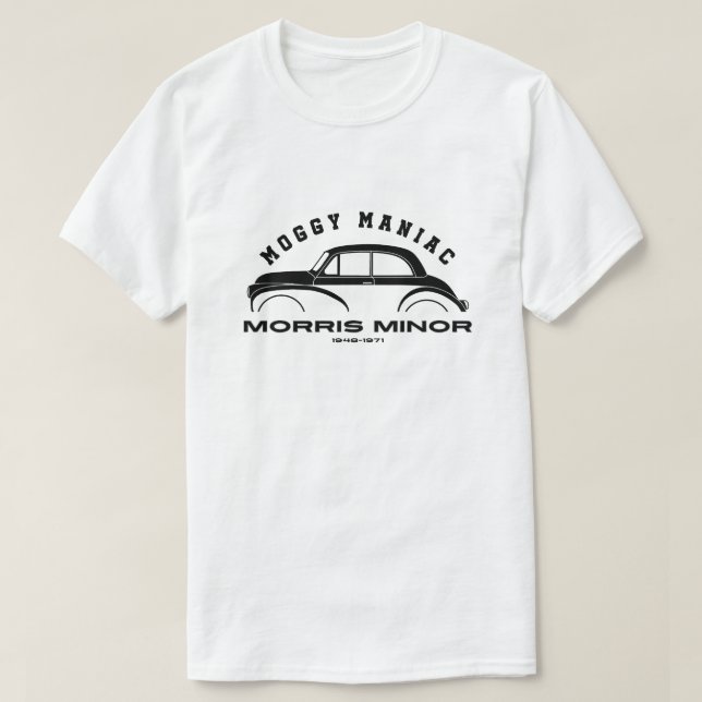 Morris Minor Classic Moggy T Shirt (Design framsida)