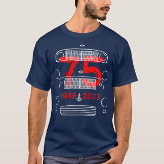 Morris Minor Classicar evolution 75:e anniversa T Shirt