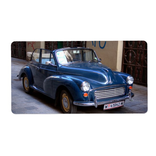 Morris Minor Conversible Tourer Fraktsedel (Framsidan)