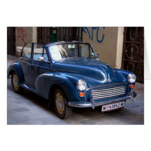 Morris Minor Convertible Tourer Hälsningskort