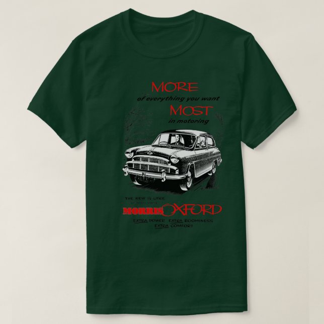 MORRIS OXFORD  T SHIRT (Design framsida)