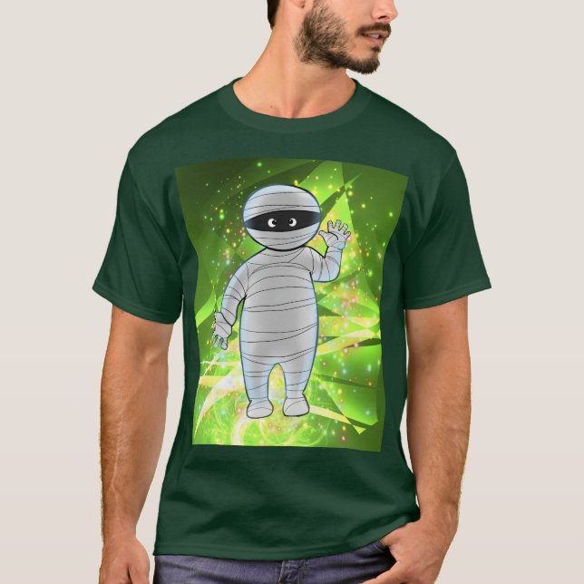 Morris på mamma på Grönten T Shirt (Framsida)
