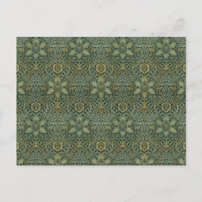Morris Persian Elegance: Ispahan Carpet Matta Vykort (Framsida)