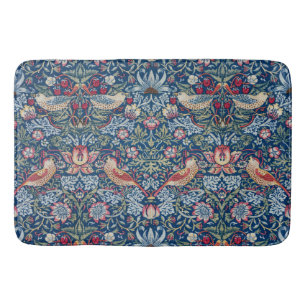 Morris Strawberry Thief Classic Indigo Blue Fin Badrumsmatta