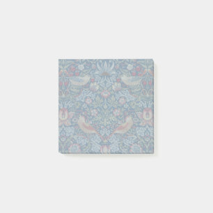 Morris Strawberry Thief Classic Indigo Blue Fin Post-it Block