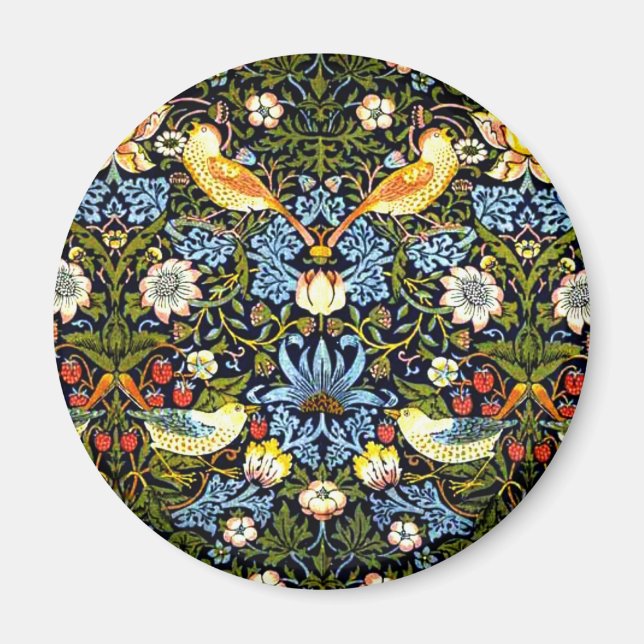 Morris - Strawberry Thief Magnet (Framsidan)