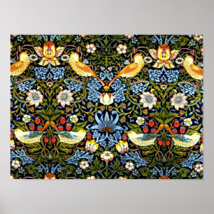 Morris - Strawberry Thief Poster