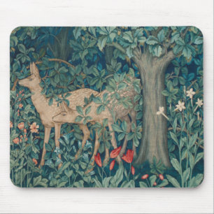 Morris Tapestry Forest Pair of Hjort Musmatta