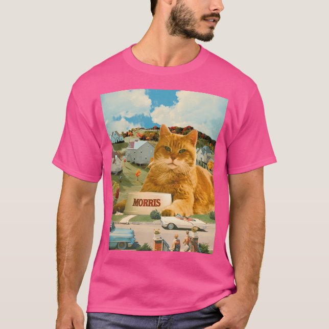 Morris The Cat T Shirt (Framsida)
