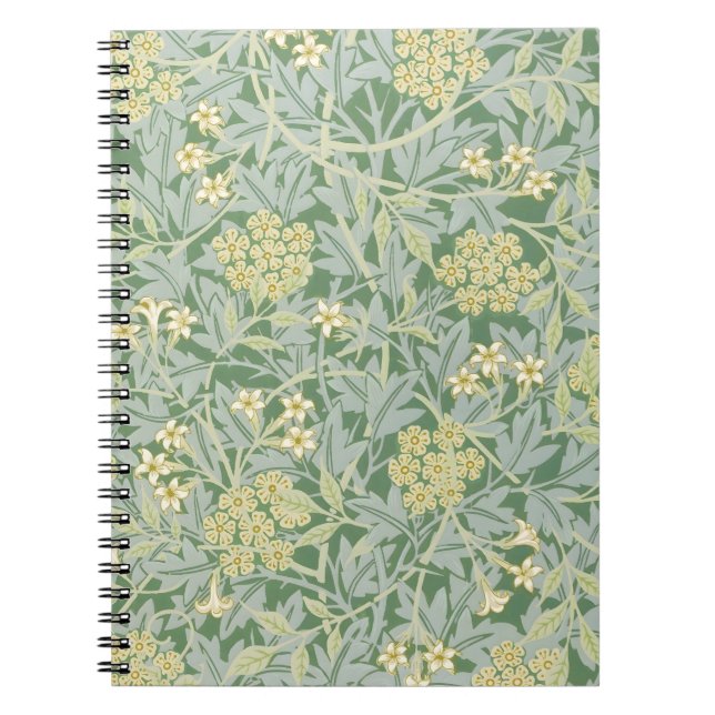 Morris Vine & Jasmine Garden Flower Classic Anteckningsbok (Framsidan)