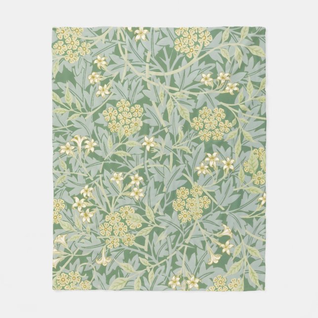 Morris Vine & Jasmine Garden Flower Classic Fleecefilt (Framsidan)