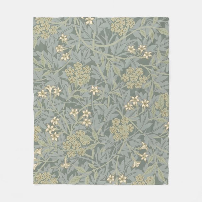 Morris Vine & Jasmine Garden Flower Classic Fleecefilt (Framsidan)