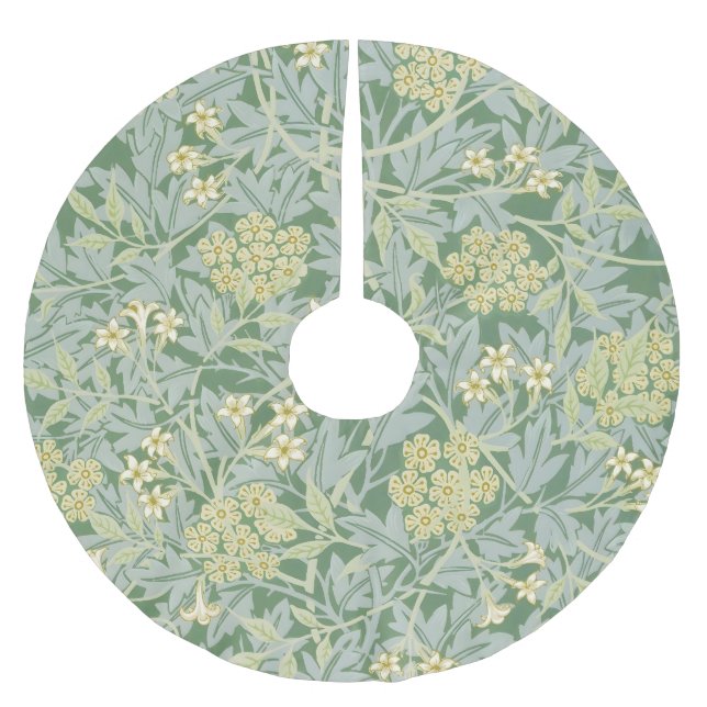 Morris Vine & Jasmine Garden Flower Classic Julgransmatta Borstad Polyester (Framsidan)