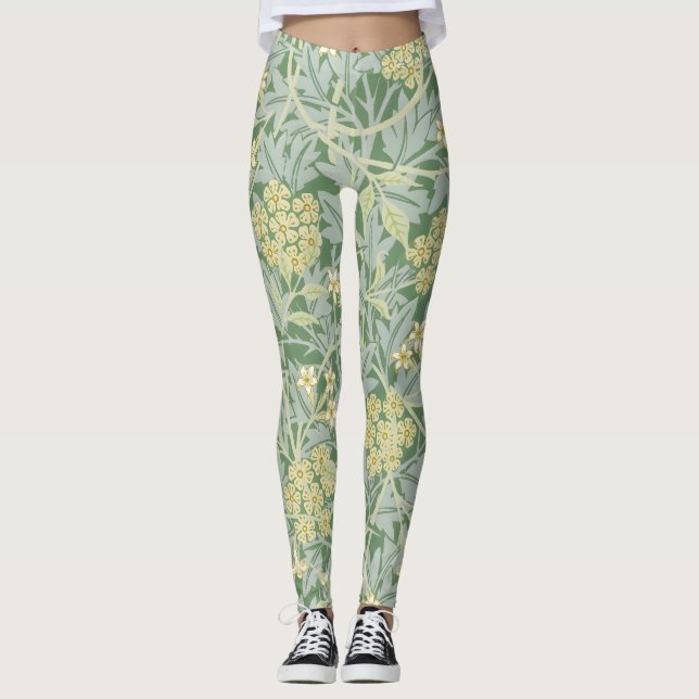 Morris Vine & Jasmine Garden Flower Classic Leggings (Framsida)