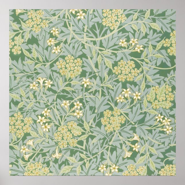 Morris Vine & Jasmine Garden Flower Classic Poster (Framsidan)